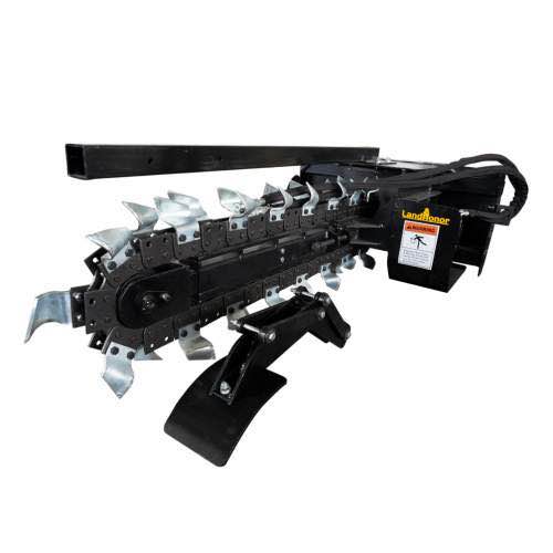 NEW HD Skid Steer Trencher Attachment With Rock & Frost Chain 36”, 48 ...