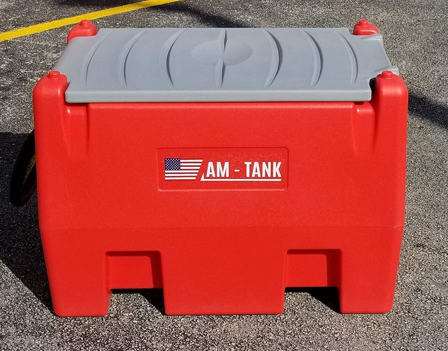 AM-TANK 58gl Portable Diesel Tank with 12V Pump