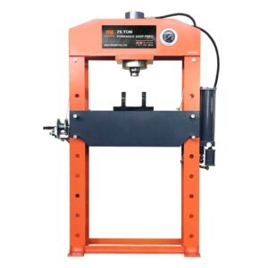 New! TMG Industrial 75 Ton Capacity Hydraulic Shop Press