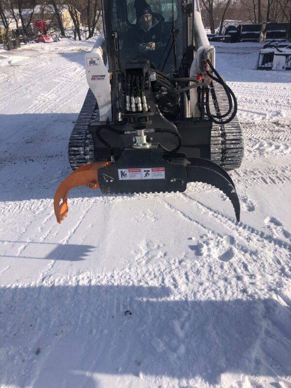 New! Skid Steer Rotating Log Grapple