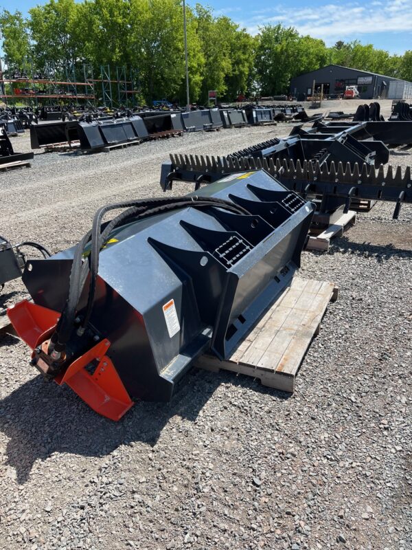 New! 72” Hydraulic Skid Steer Rotary Tiller - Image 2