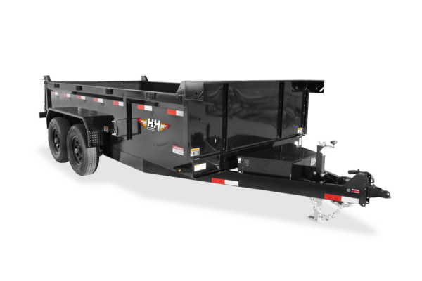 H&H 83×16 Low Pro Industrial Dump Trailer (14K GVWR)