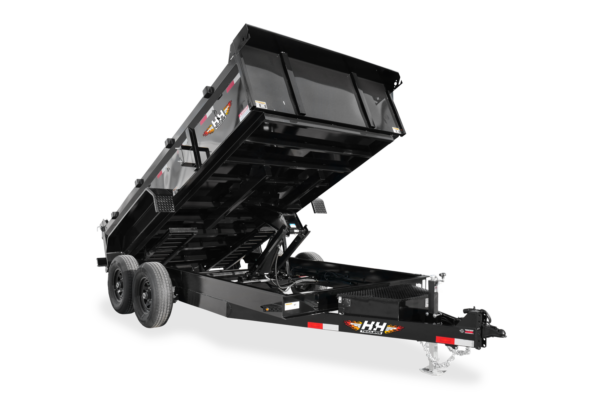H&H 83×16 Low Pro Industrial Dump Trailer (14K GVWR) - Image 2